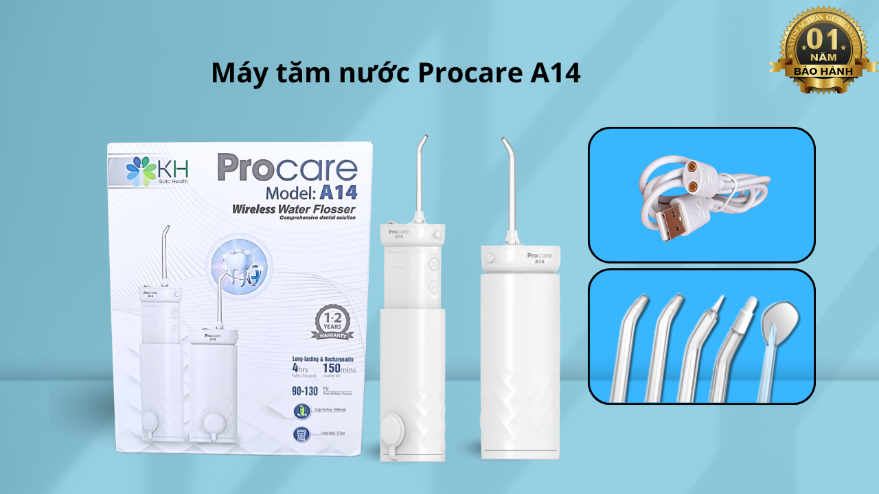 Máy tăm nước du lịch Procare A14